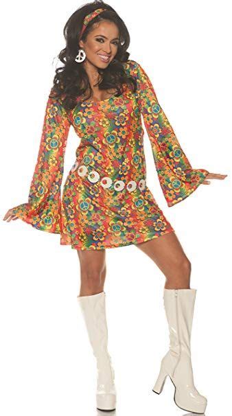 1960s 1970s Costumes Hippie Disco Modspy Halloween Fancy Dress