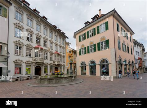 Schaffhausen Sh Switzerland 22 April 2019the Historic