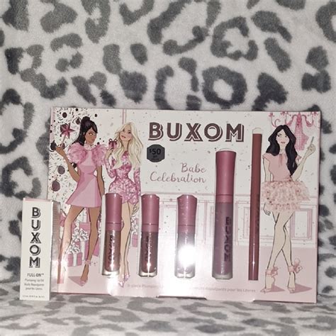 Buxom Makeup New Buxom Babe Celebration Set Plumping Lip Oil White