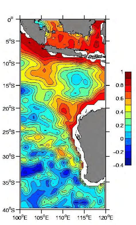 Correlation Between Sea Surface Height Anomalies From Satellite