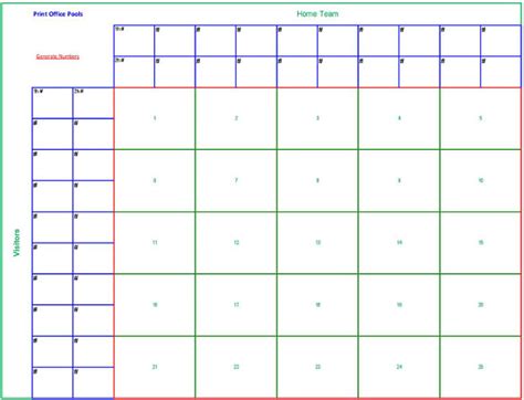 Free 17 Football Pool Templates Word Excel Pdf