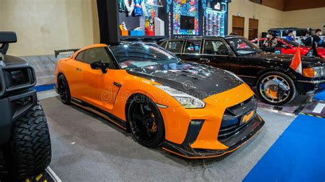 nissan gt    indonesia modification expo editorial photo image
