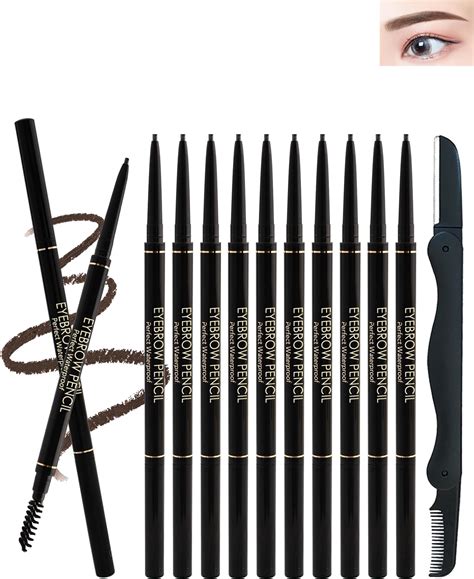 Amazon Pcs Waterproof Dark Brown Eyebrow Pencil Set