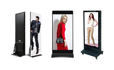 LED Poster Mirror Display Screen P1 86 P2 P2 5 P3 LED Poster Screen