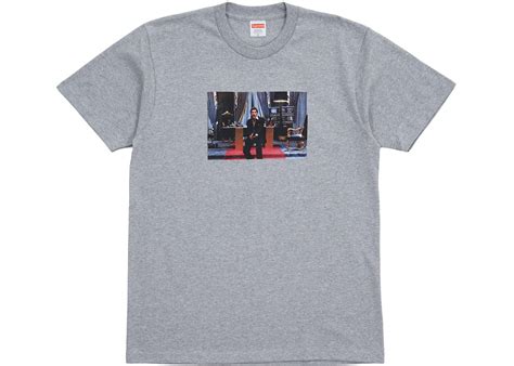 Supreme Scarface Friend Tee Heather Grey Mens Fw17 Us