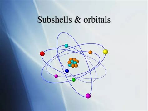 subshells orbitals powerpoint    id