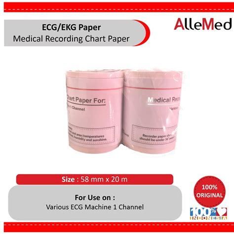 Jual Kertas Ekg Mm X M Ecg Paper Channel Shopee Indonesia