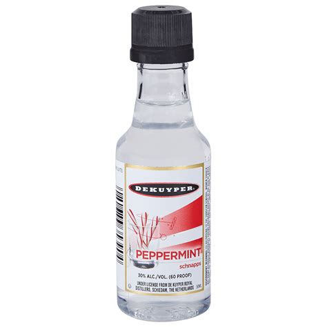 Dekuyper Peppermint Schnapps 50 Ml Applejack