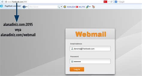 Webmail Nasıl Kullanılır - 7 Renk Web