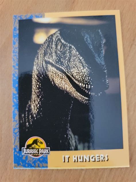 Jurassic Park Topps Trading Card 56 It Hungers 1993 Ebay