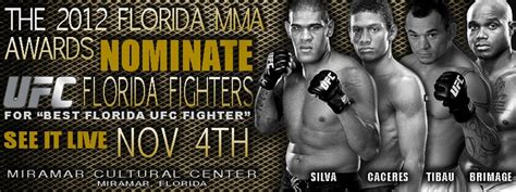 Florida Mma Awards 2012 Caceres Mma Miramar Florida