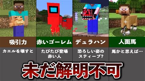 未だ解明できない謎のモブ12選【ゆっくり解説】 マイクラ（minecraft）動画まとめ