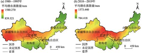 西北干旱荒漠区边界范围及变化分析