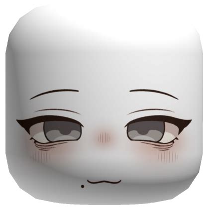 Smug Chibi Face Mask Roblox Item Rolimon S