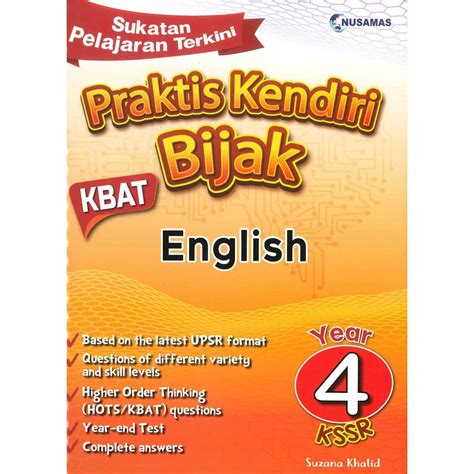 Buddybookstore Buku Latihan Praktis Kendiri Bijak Tahun Nusamas