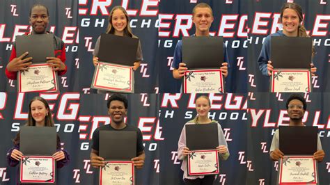 October Students Of The Month Tyler Legacy High School