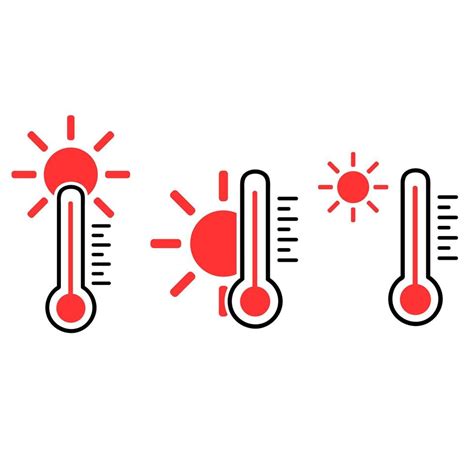 Hot Icon Vector Heat Illustration Sign Thermometer Symbol Temperature Logo 22962844 Vector