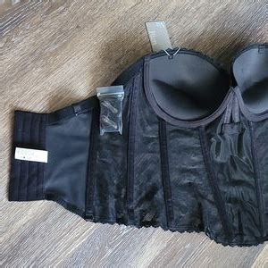 Va Bien Intimates Sleepwear Nwt Va Bien Pushup Black Lace Corset Lingerie Poshmark