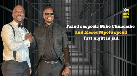 Fraud Suspects Mike Chimombe And Moses Mpofu Join Other Prisoners For