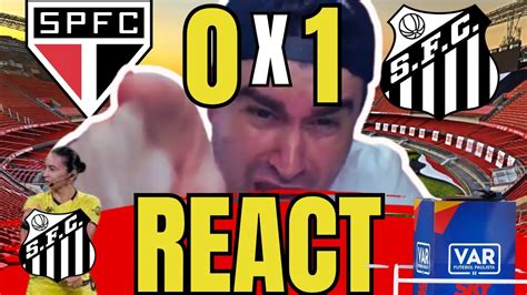 React Sem Filtro S O Paulo X Santos L Full Pistola A Arbitragem