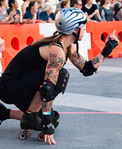 Gotham Girls Roller Derby Highline Park Suzy Hotrod Tatyana