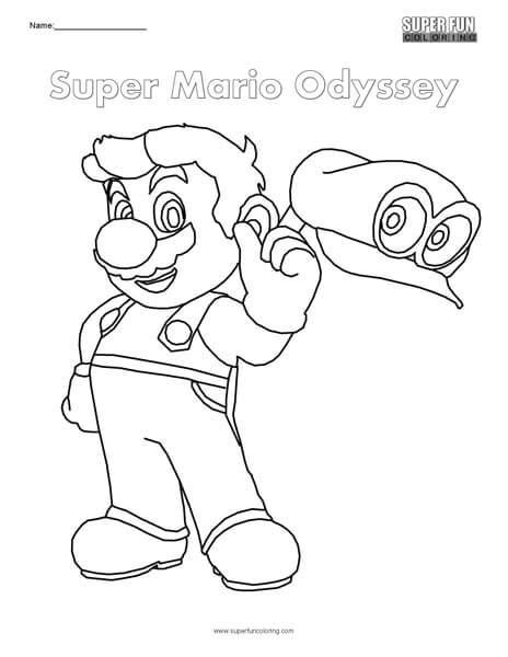 17+ Super Mario Odyssey Coloring Pages Free | mangasntr