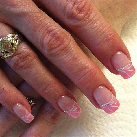 Another Version Of Light Pink French Manicure With Images Bio