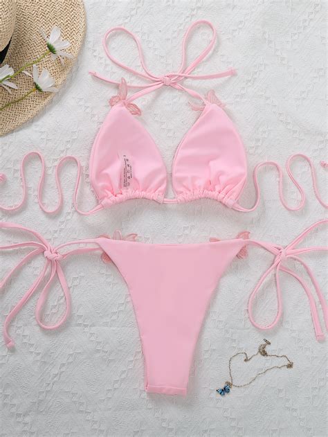 Oem Custom Bikini Women Pieces Swim Suit Butterfly Bathing Suit