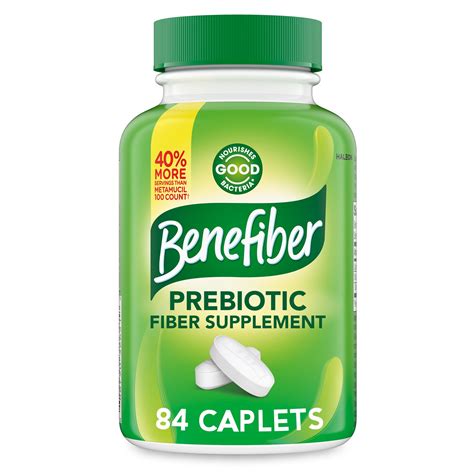 benefiber prebiotic fiber supplement caplets  count walmartcom