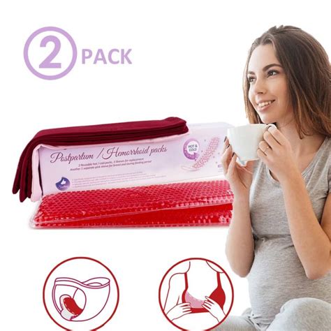 Reusable Perineal Ice Pack For Women Postpartum Hemorrhoid Pain Relief Flexible Hot Cold