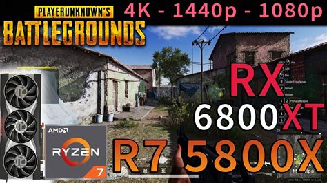 Pubg Rx 6800 Xt Ryzen 7 5800x 4k 1440p 1080p Ultra And Low