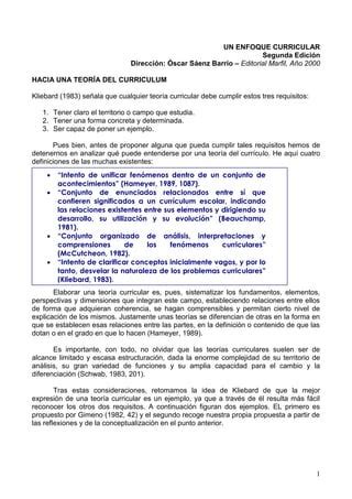 Teorias Macrocurriculares Pdf