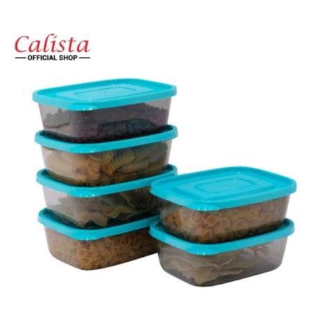 Jual Toples Calista Furano Smoke Set 6 550ml Wadah Makanan Shopee