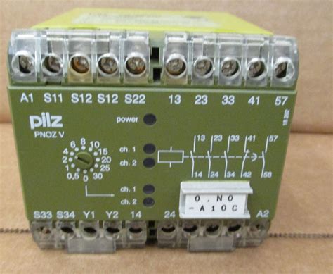 Pilz Pnoz V 30s 3s 1sz1o 474790 Emergency Stop Relay 24vdc 5w Daves