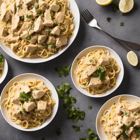 Creamy Chicken On Linguine Recipe