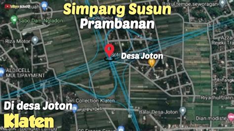 Menyusuri Jalur Exit Tol Simpang Susun Prambanan Di Desa Borangan