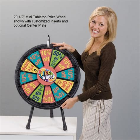 12 Slot 20 1 2 Mini Tabletop Prize Wheel | Ultimate Office