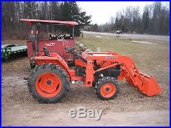 Kubota L Loader Compact Tractor Hours Mowers Tractors