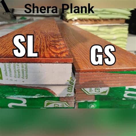 Jual Shera Plank Teak Golden Sand Cm Lisplank Grc Lisplang Shera