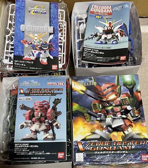 ヴェルデバスターガンダム箱ありgガンダムとフリーダムガンダム箱なし3箱セット メルカリ