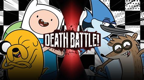 Finn And Jake Vs Mordecai And Rigby Adventure Time Vs Cartoon Network