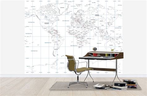 World Map Affordable Wall Mural New Wall