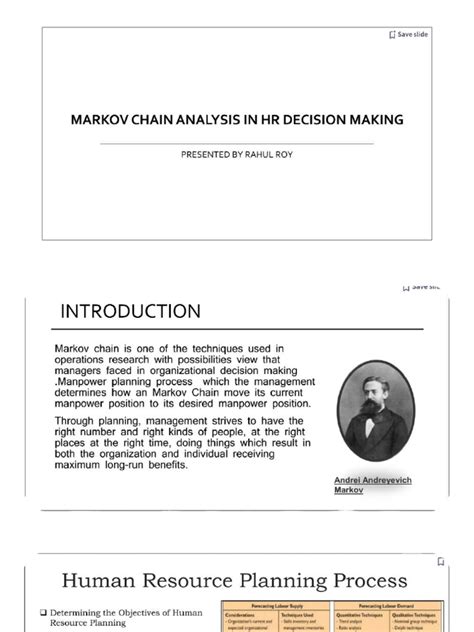 markov model slideshare