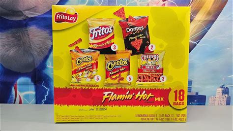 Is The Net Weight Accurate Frito Lay Flamin Hot Mix Bags Asmr Youtube
