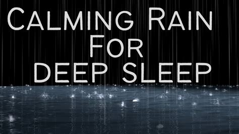 Thunder And Rain Sounds For Sleeping Black Screen Sleep And