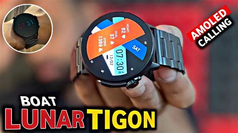 Boat Lunar Tigon Smartwatch Unboxing Detail Review Inches