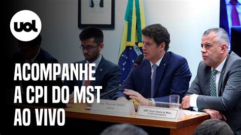 CPI do MST ao vivo audiência pública e votação de requerimentos