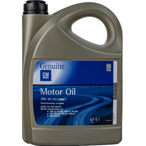 Opel Gm Motor Oil Dexos W