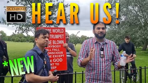 New P1 Hear Us Br Mansur And Adnan New Speakers Corner Hyde Park Youtube