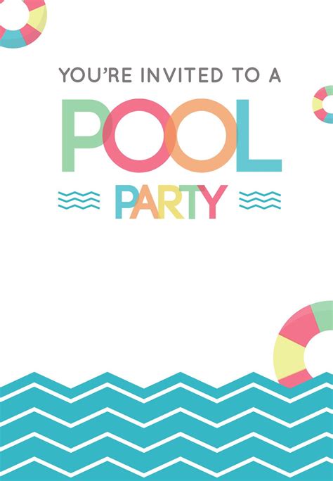 4 free printable summer party invitations – Artofit